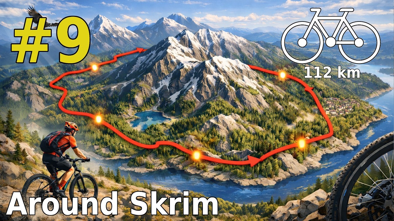 #9. Cycling in Norway | Scenic 112 km POV | Around Skrim Mountains | Kongsberg Loop