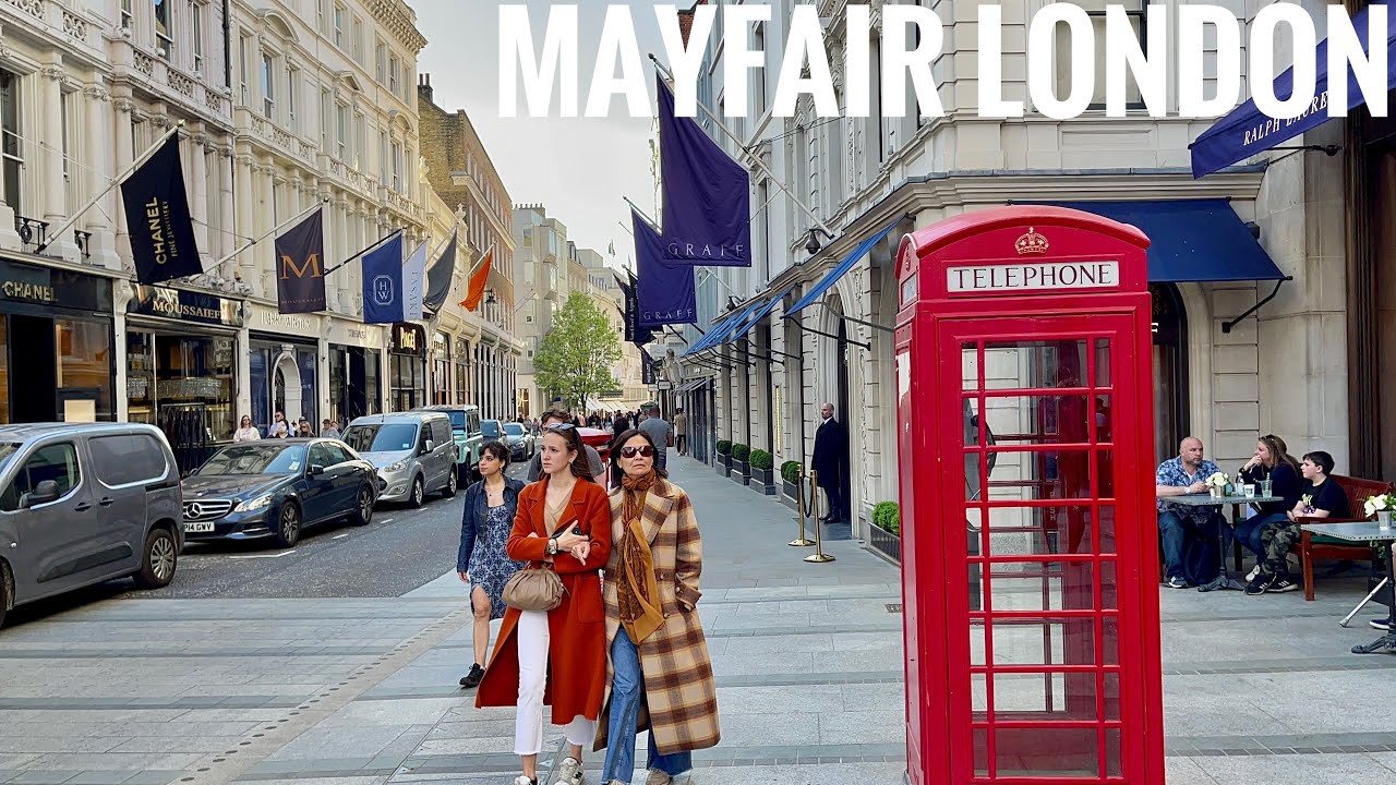 London Walk | Most Expensive Neighborhood in London MAYFAIR Posh area in West End London [4K HDR]