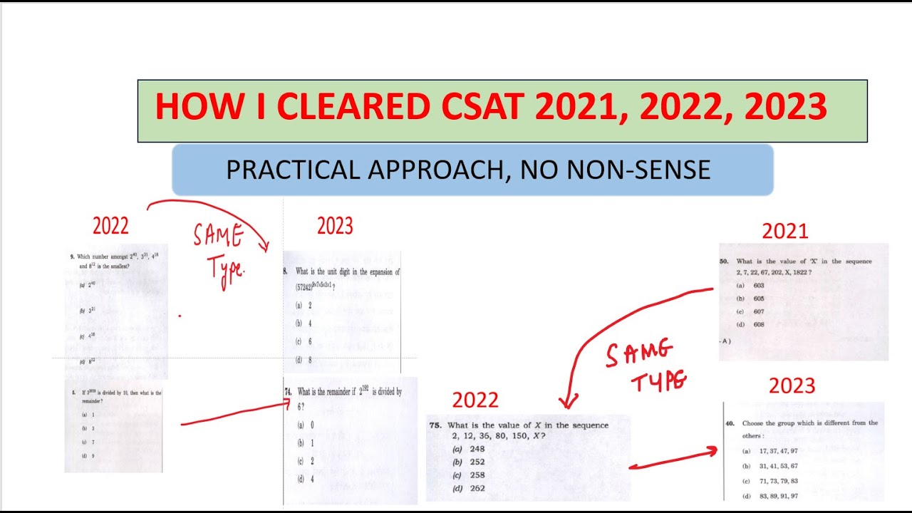 HOW TO APPROACH UPSC 2024 CSAT PAPER