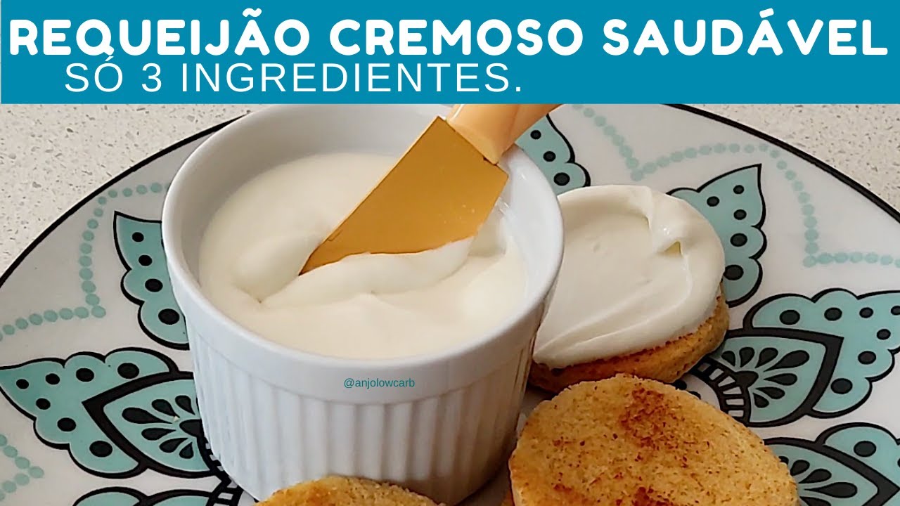 FÁCIL E MUITO ECONÔMICO -  O MELHOR REQUEIJÃO CREMOSO\ Saudável 3 ingredientes