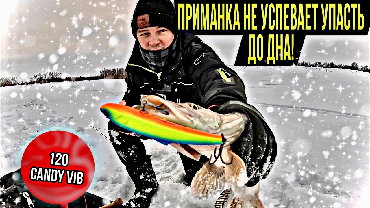 РАЗЛОВИЛ НОВЫЙ ВИБ! ПРИМАНКА НЕ УСПЕВАЕТ УПАСТЬ НА ДНО! ЩУКИ ГРЫЗУТ ПРИМАНКУ!