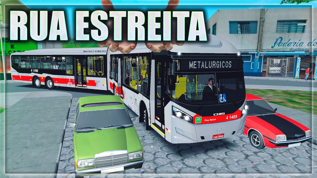 BAITA DESAFIO! Ônibus ARTICULADO - Caio Millennium BRT 2017 MB O-500UDA - Carrão City - OMSI 2
