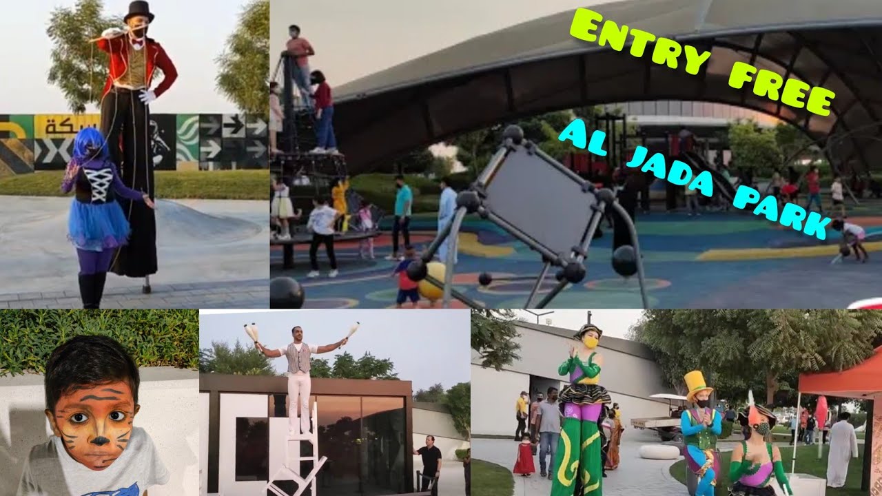 ALJADA PARk 2021 / sharjah park / Free entry park / family park / Kids play area / Friday outing