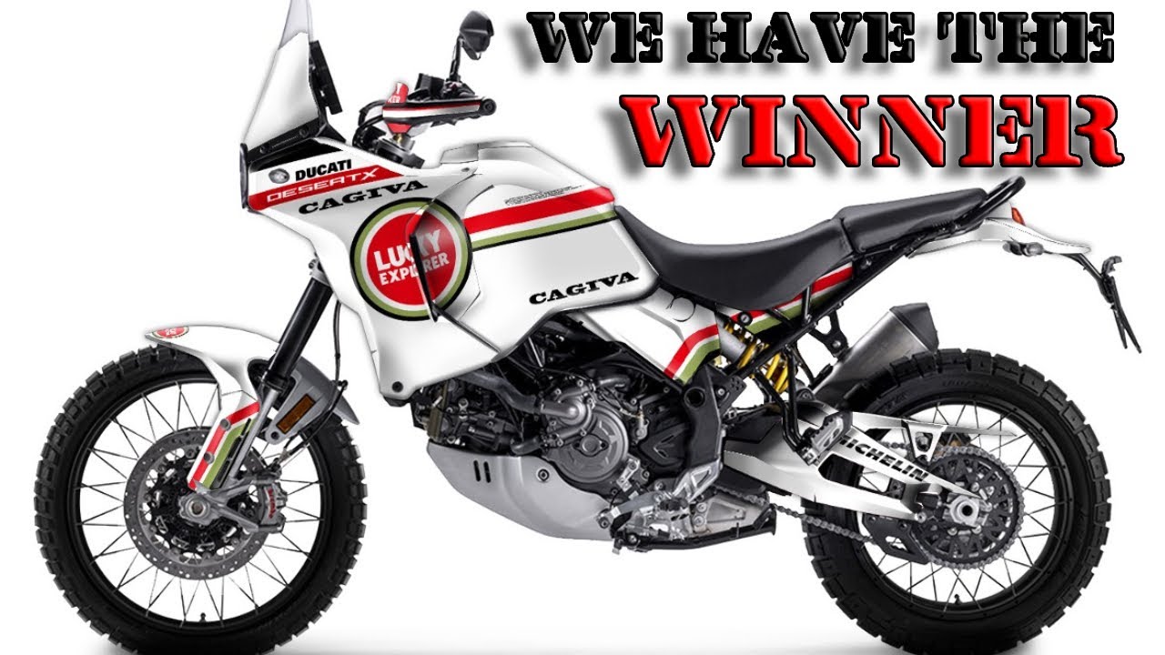 Ducati Desert X decals set  giveaway drawing.