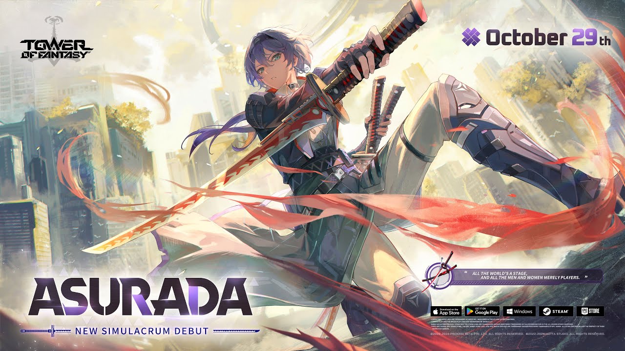 Asurada ⚔ Hellfire | New Simulacrum Trailer | Tower of Fantasy