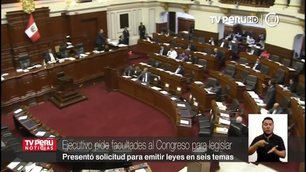 Ejecutivo pide facultades al Congreso para legislar en seis temas