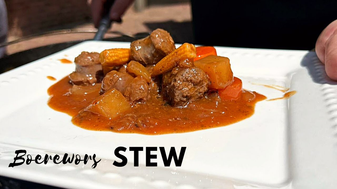 Рецепт рагу Boerewors | Braaiwors Stew от Xman & Co