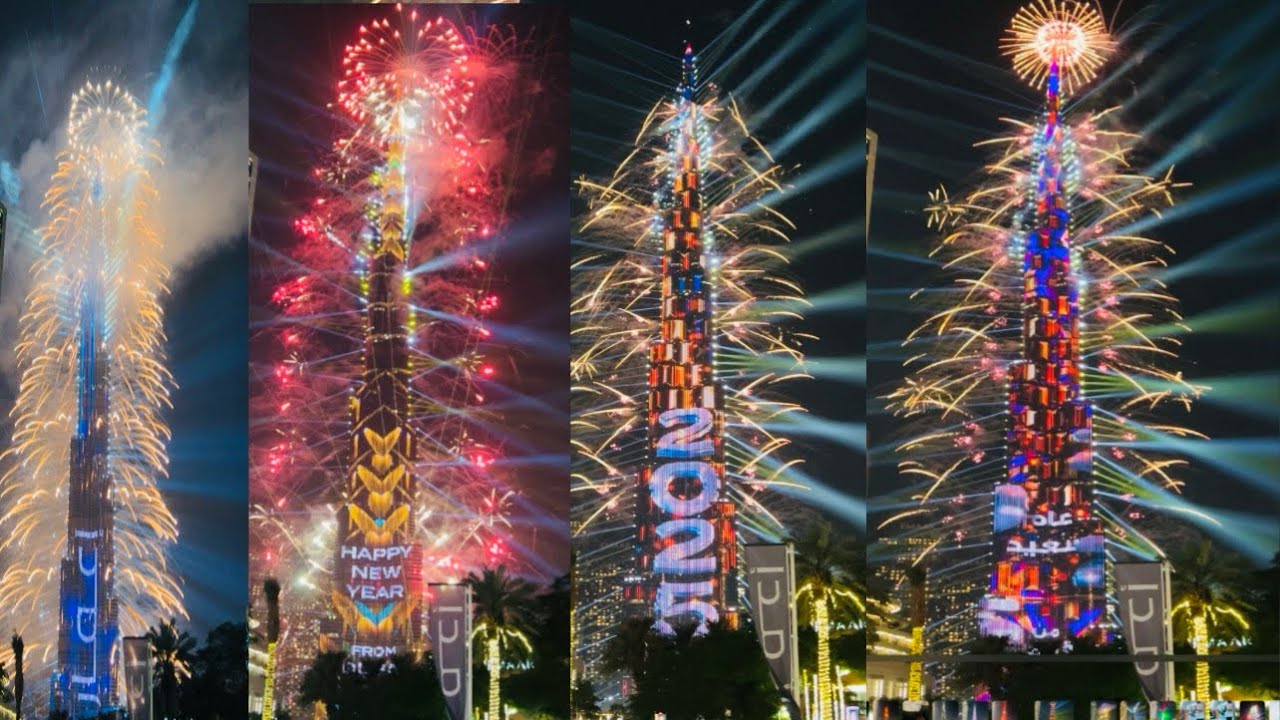 Dubai Burj Khalifa New light show 2025 at New Year&rsquo;s Eve