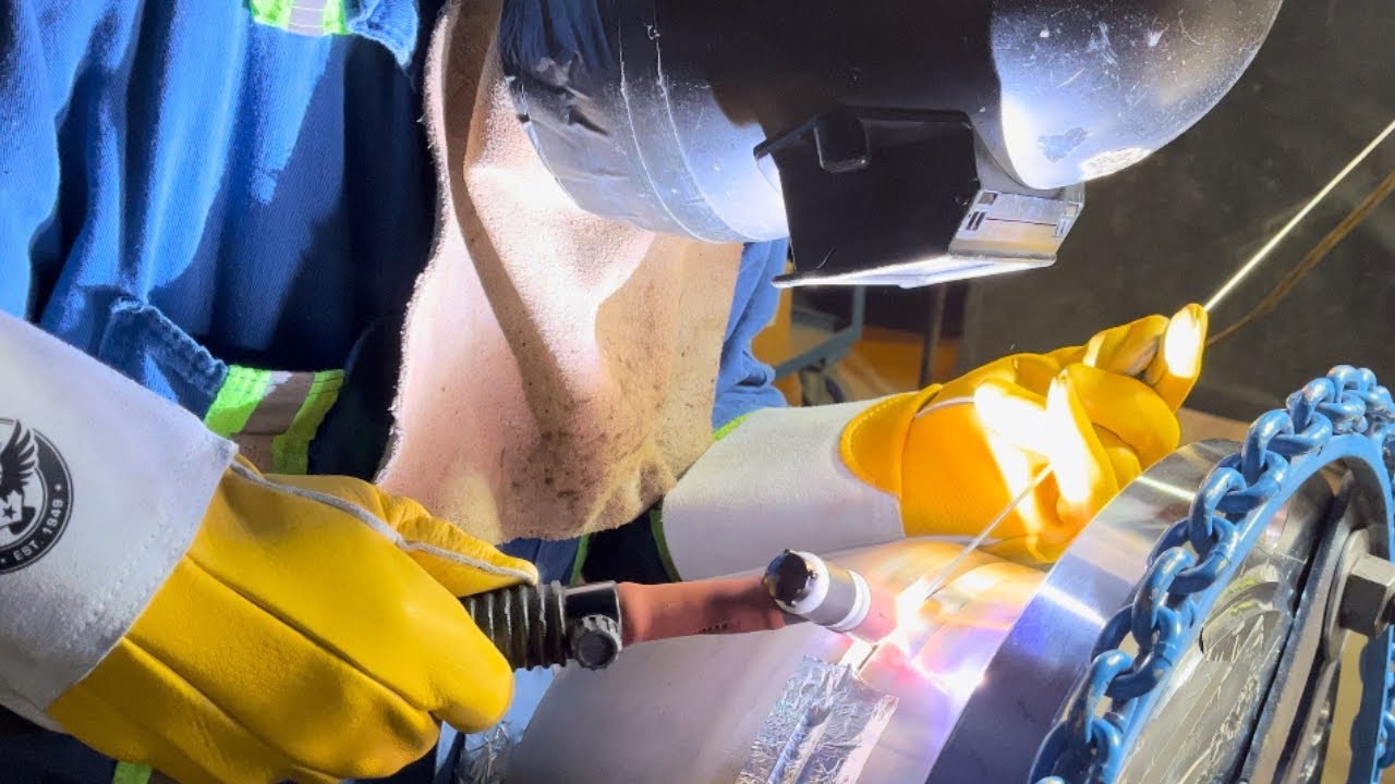TIG Welding 12” Stainless Pipe: Pro Tips for Root & Cap!