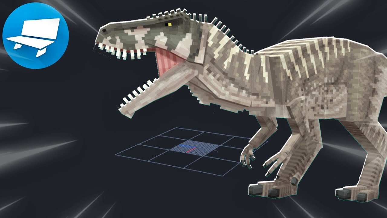Animating a Dinosaur (Timelapse) | Minecraft | Primeval Craft Addon