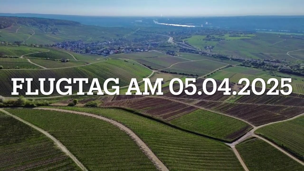 dji mini 3, Eltville Rauenthal, mit der Drohne über die die Weinberge.