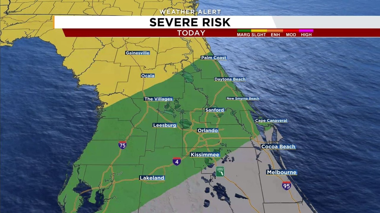 🔴NEWS 6 WEATHER LIVE | Meteorologist David Nazario on Central Florida tornado watch, more