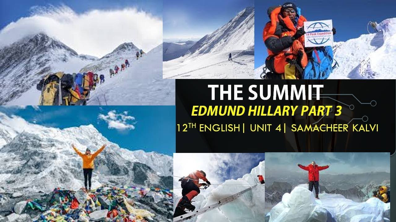 The Summit| Part 3| 12th English| Unit 4| Samacheer Kalvi| TNPSC
