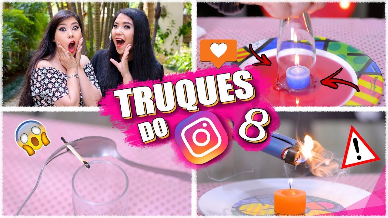 TESTANDO TRUQUES BIZARROS DO INSTAGRAM 8! | Blog das irm&atilde;s