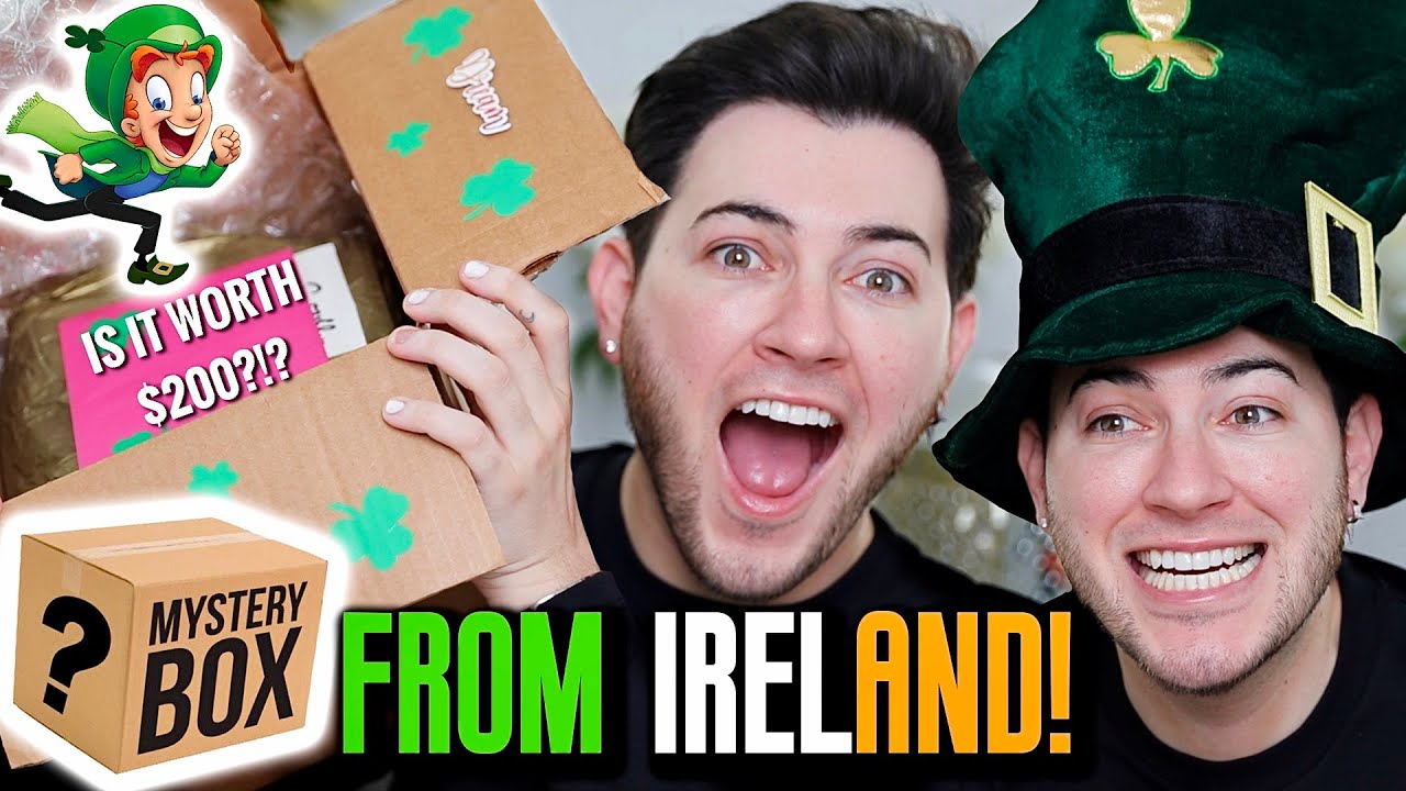 I PAID a FAN $200 TO MAKE ME A MAKEUP MYSTERY BOX... Ireland Edition!