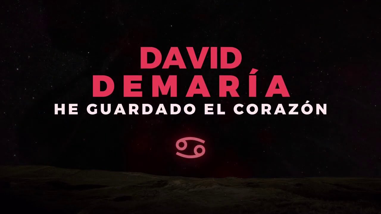 David DeMaría - He guardado el corazón (Lyric Video Oficial)