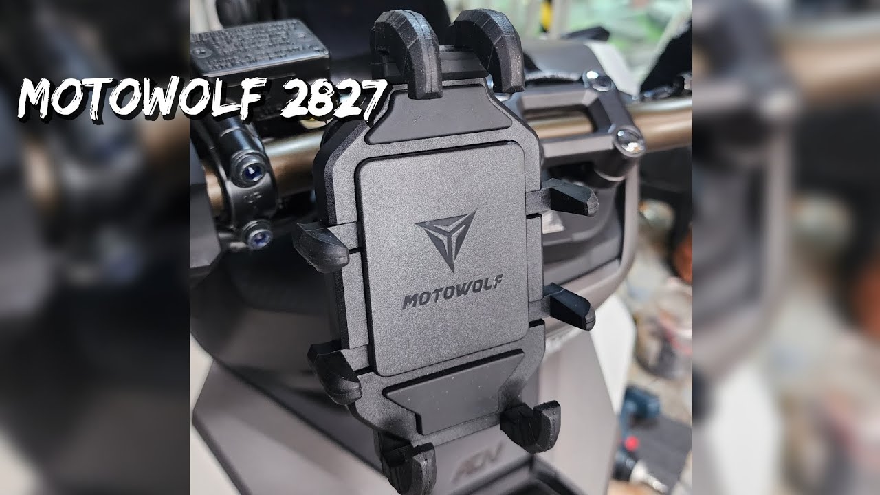 Motowolf 2827 latest Motowolf Cp Holder with dampener