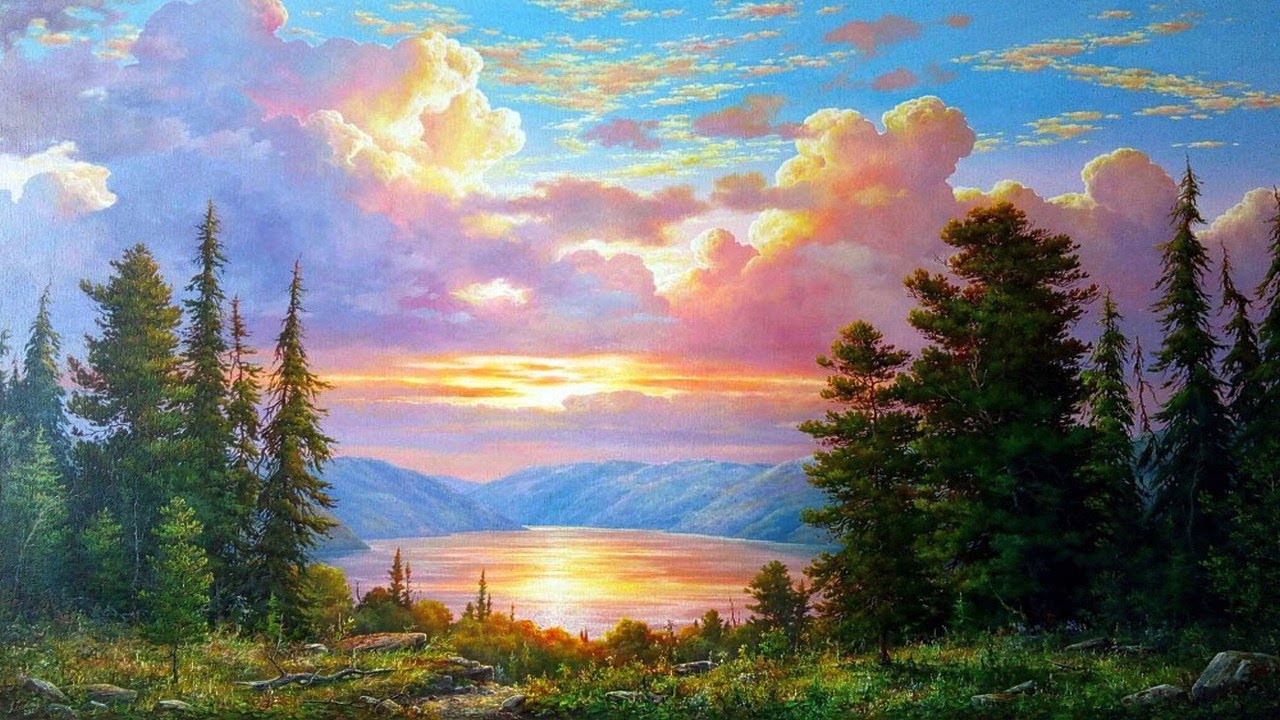 Алтайские пейзажи художника Алексея Гикала (Зорина)