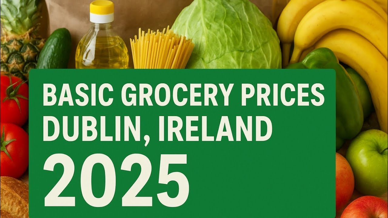 🛒🛍 The cost of basic groceries in Dublin, Ireland in Dunnes Stores in 2025. 🇮🇪