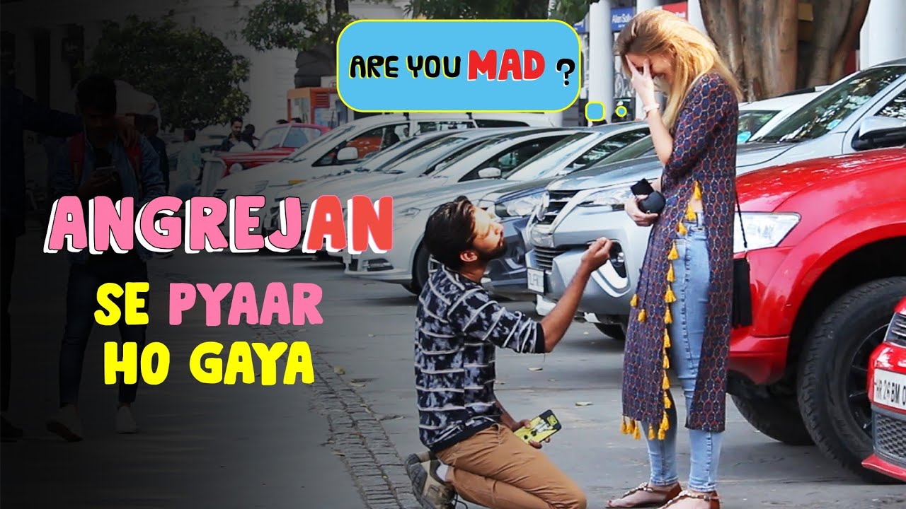 Foreigner (अंग्रेज) Se Pyar Ho Gya Prank || Prank on Foreigner