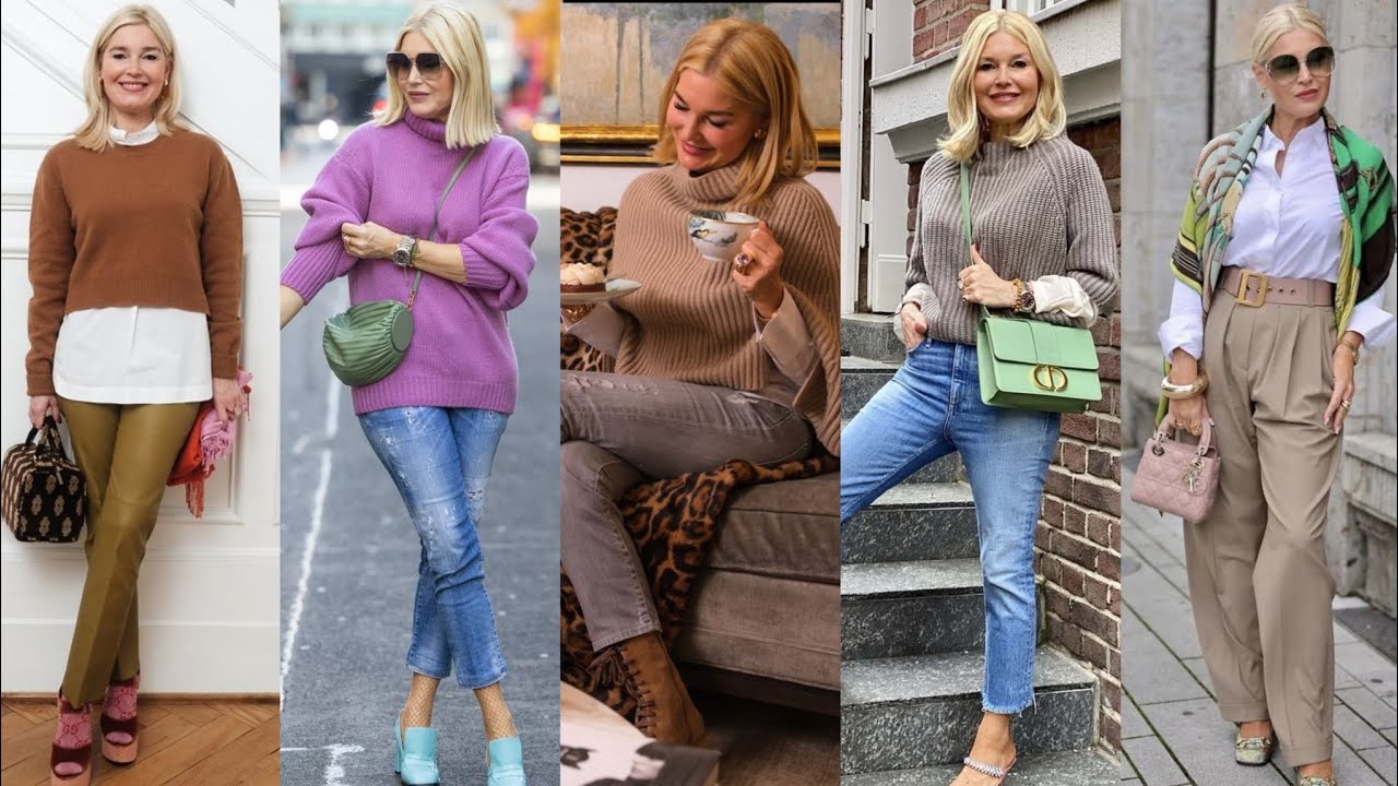Natural Older Women OVER 50  | NewTrends Fashion For Women |winter and summer mid⛄ FallFashion 2026