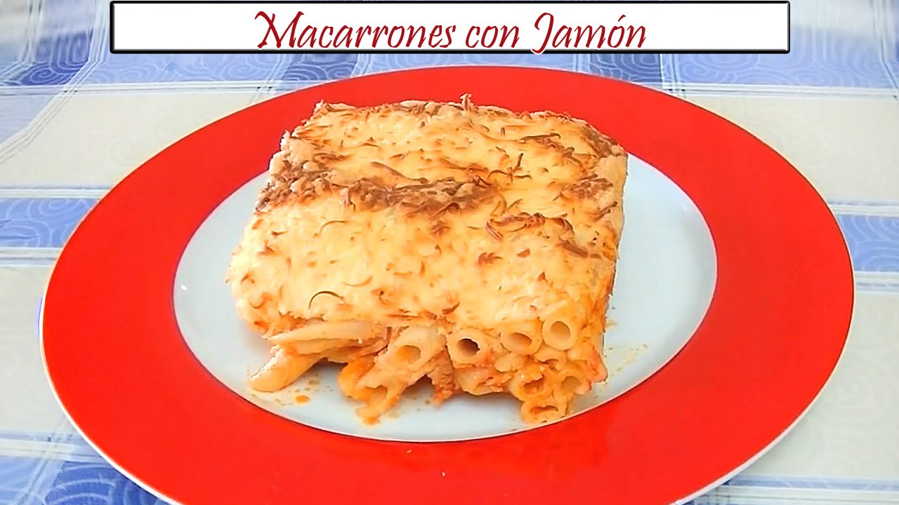 Macarrones con jamón | Receta de Cocina en Familia