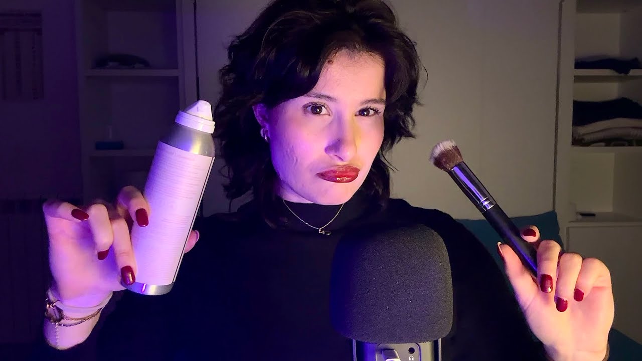 Ti massaggio la testa con la schiuma 💟 - ASMR (shaving foam + visual trigger)