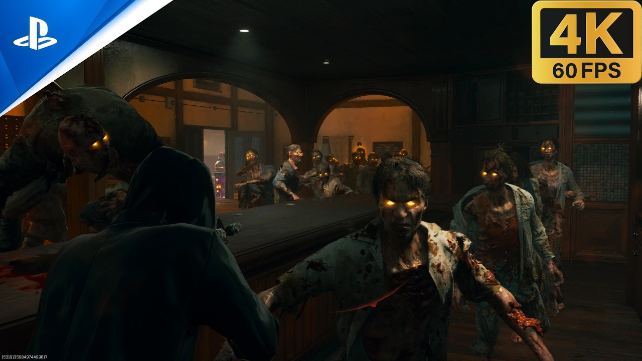 COD BO6 Frontman play's Squidgame Zombies PS4 4K 60FPS ( No Commentary )