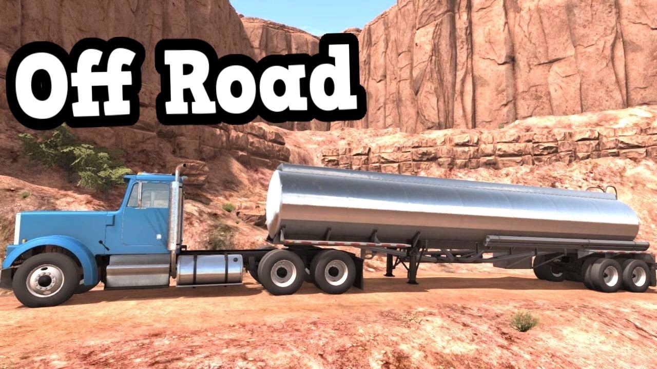 BeamNG Drive - Tanker Truck Exploring the Dirt Roads of Utah