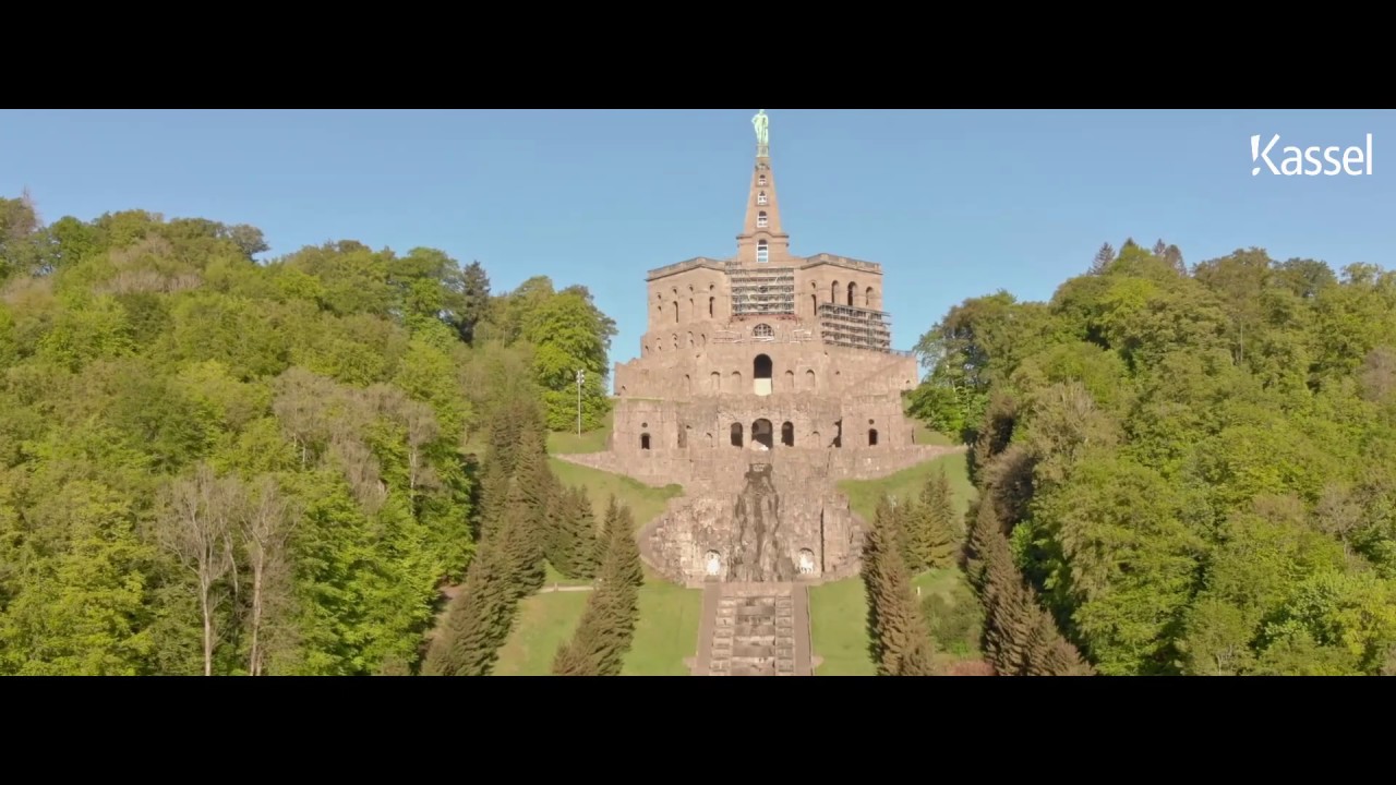 UNESCO Weltkulturerbe: Bergpark Wilhelmshöhe von oben
