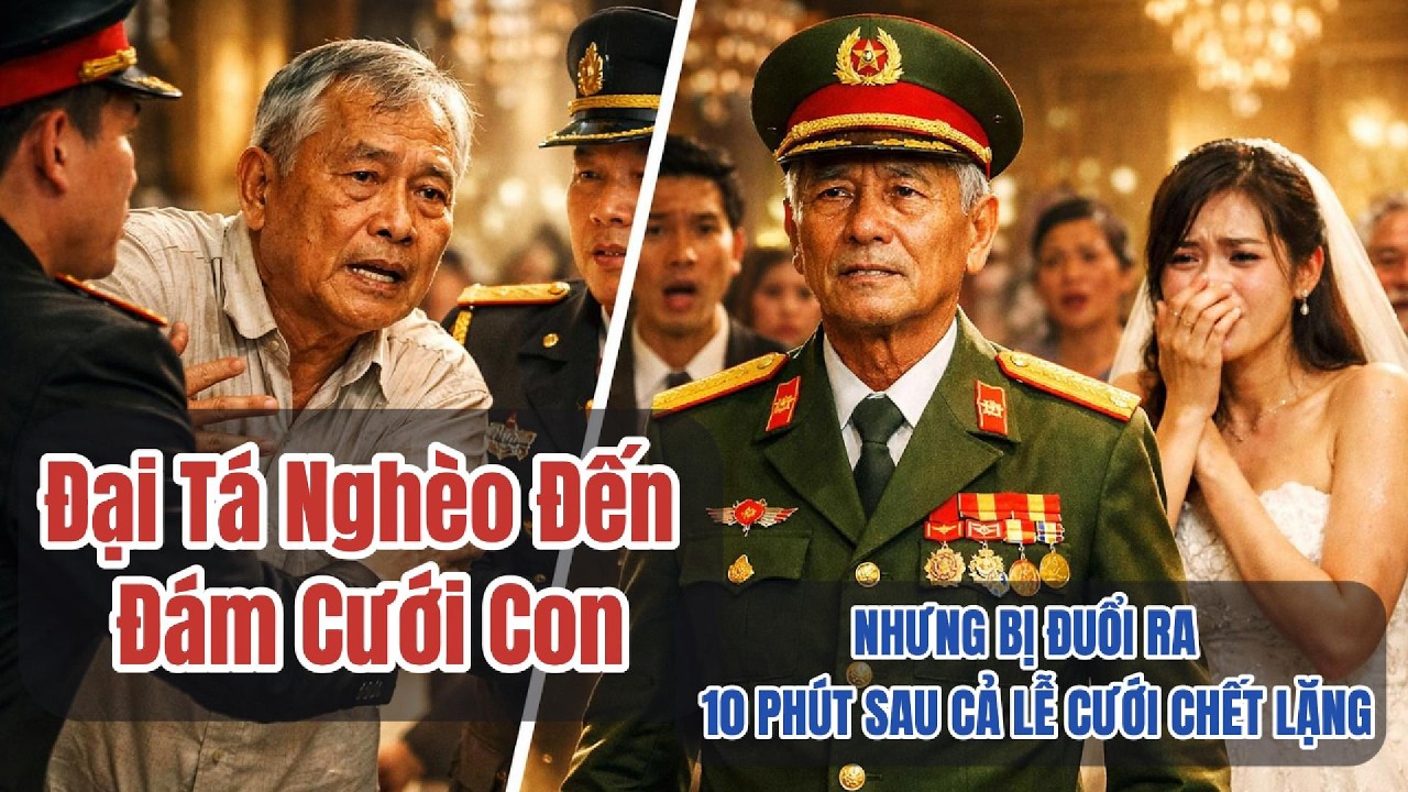 Đại Tá Nghèo Đến Đám Cưới Con Nhưng Bị Đuổi Ra – 10 Phút Sau Cả Lễ Cưới Chết Lặng
