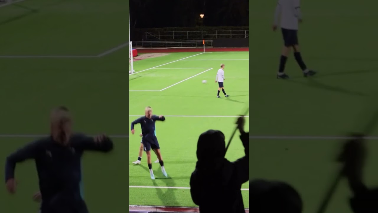 B.93 TV: Stemning p&aring; l&aelig;gterne til opvarmningen i Sundby Idr&aelig;tspark