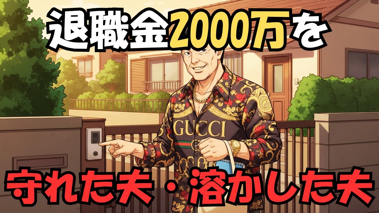 退職金2000万を「守れた夫」と「3年で溶かした夫」…運命を分けたたった1つの習慣の違い