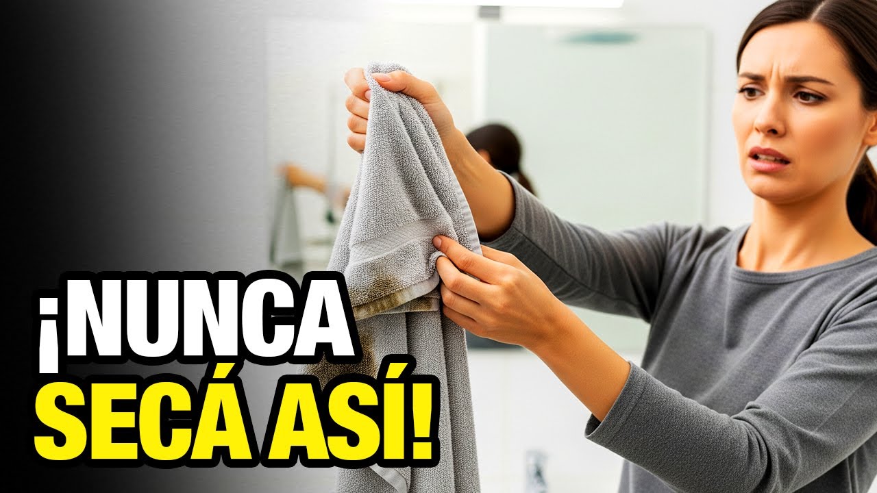 El hábito diario que hace que tus toallas desarrollen moho