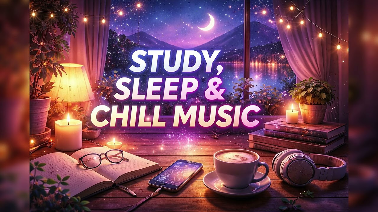 Study, Sleep & Chill Music 2026 | Relaxing Lofi Instrumental | Deep Focus & Calm Night Vibes (4K)