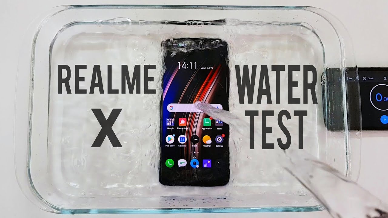 Realme X Water Test! Actually Waterproof?
