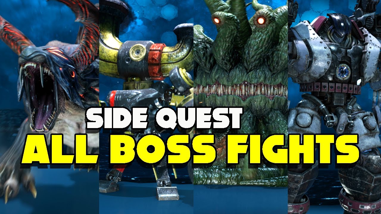 FINAL FANTASY 7 REMAKE - FF7 Remake ALL SIDE QUEST BOSS FIGHTS / All Optional Bosses