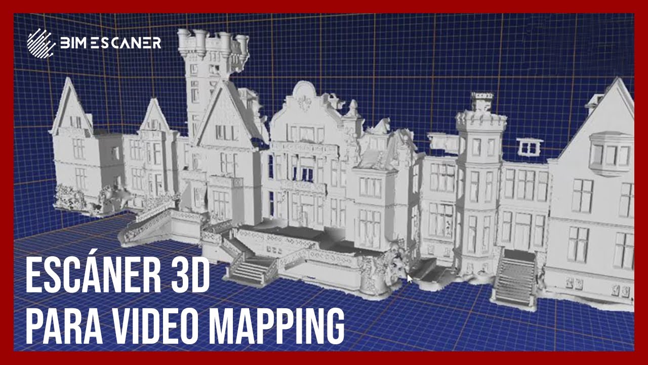 Escáner 3D para la proyección de vídeo mapping | Palacio Magdalena | BIM ESCÁNER