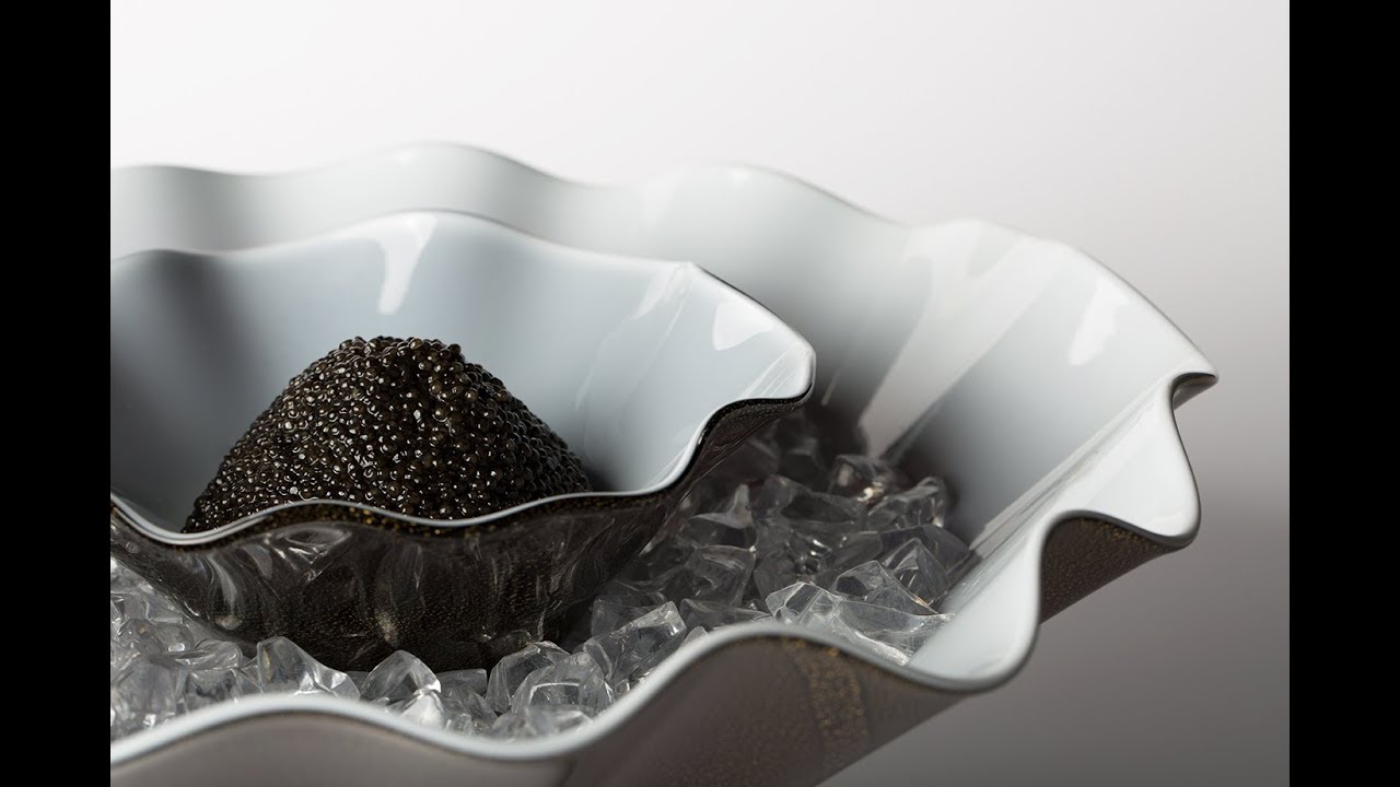 Venini & Ars Italica caviar - The perfect caviar serving set