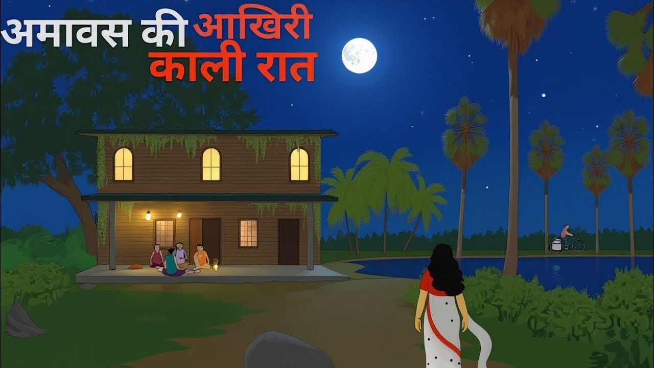 अमावस्या की वो आखिरी काली रात😱 || Horror stories || Bhoot wala Kahani || MidnightToon Horror