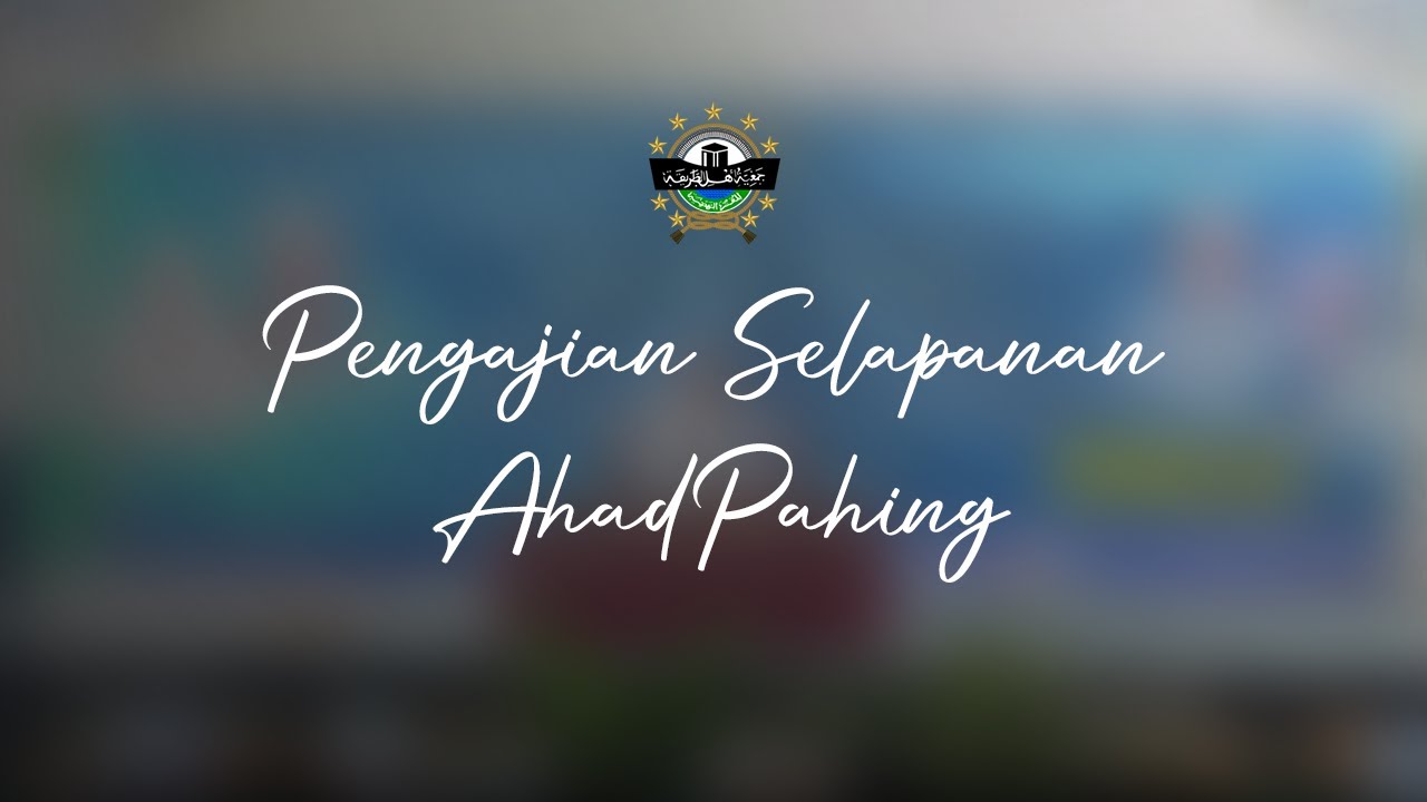 Pengajian Selapanan Ahad Pahing