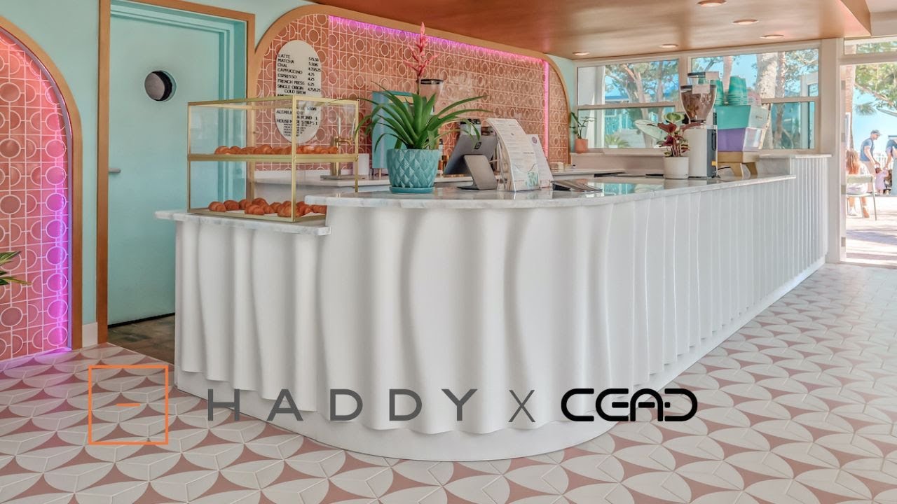 3D printing a sustainable coffee shop in Florida | Haddy & CEAD