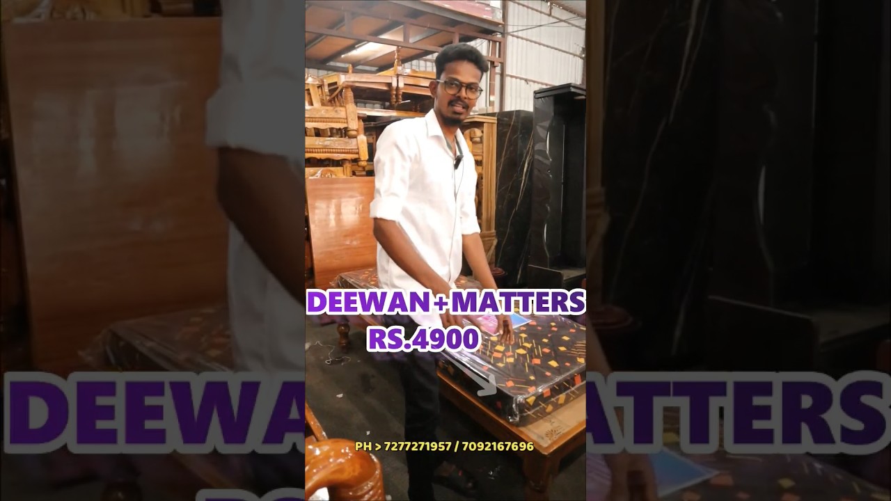 Deewan + Matters Rs.4900 Only 🔥#chennai #ramapuramfurniture