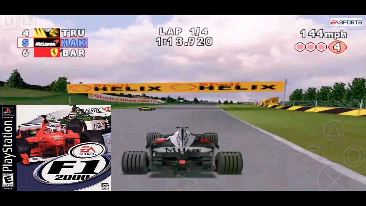 Game PS1 ePSXe F1 2000 EA SPORTS