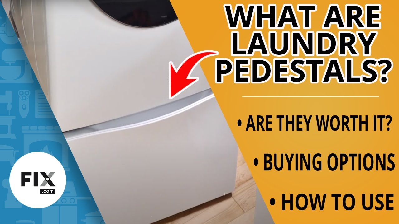What Are Laundry Pedestals and Are They Worth Buying? | FIX.com