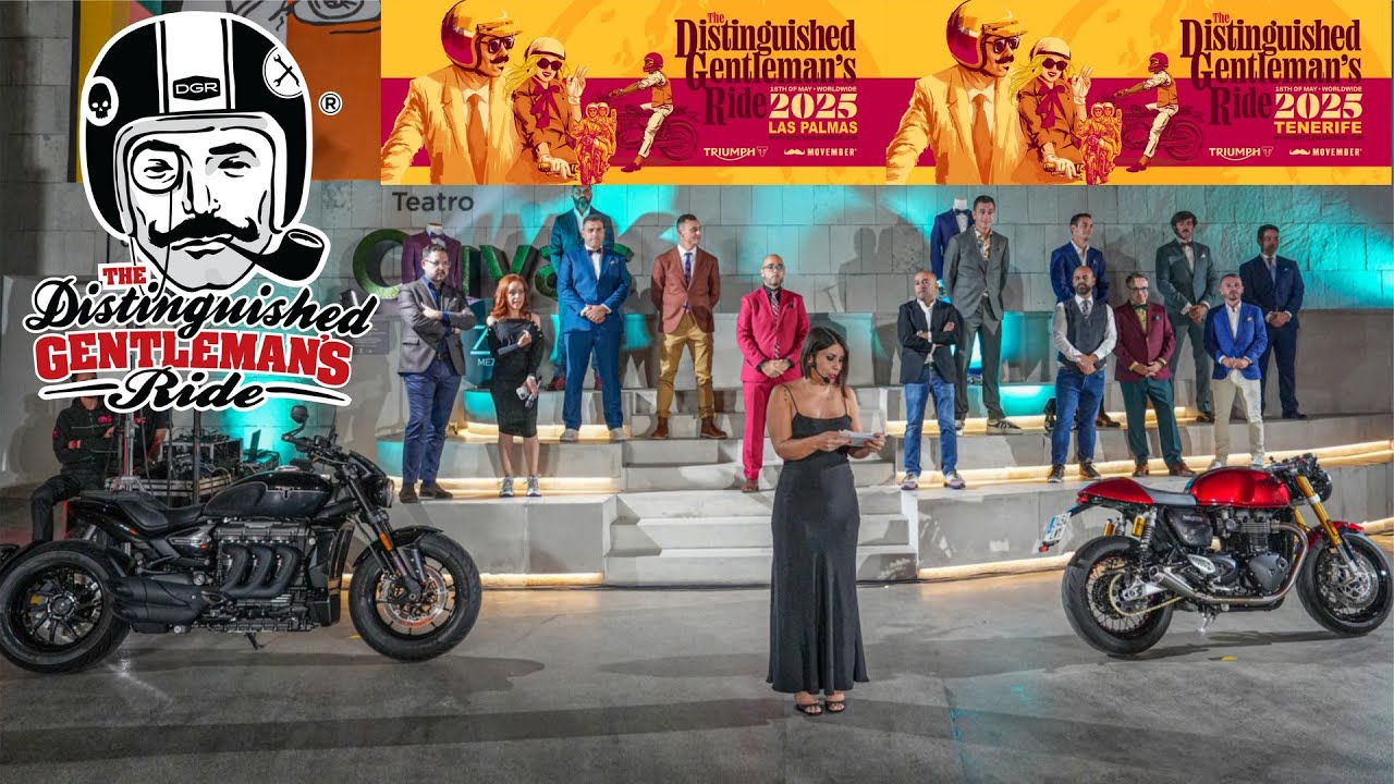 Presentación del Distinguished Gentleman’s Ride 2025 en Canarias