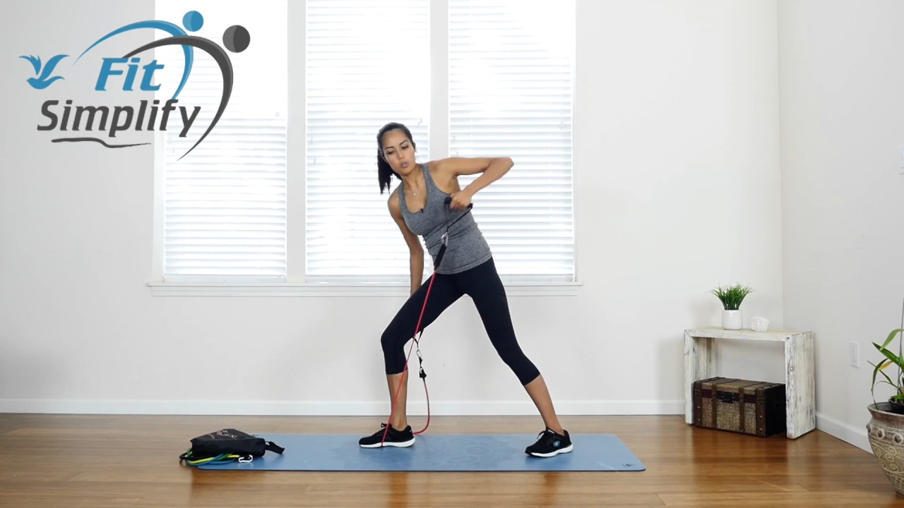 Resistance Tube Band Video (Beginner Workout) - Fit Simplify