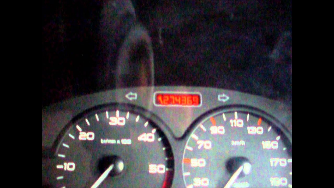 tacho pro 2008 peugeot 206 odometer gaeger.wmv