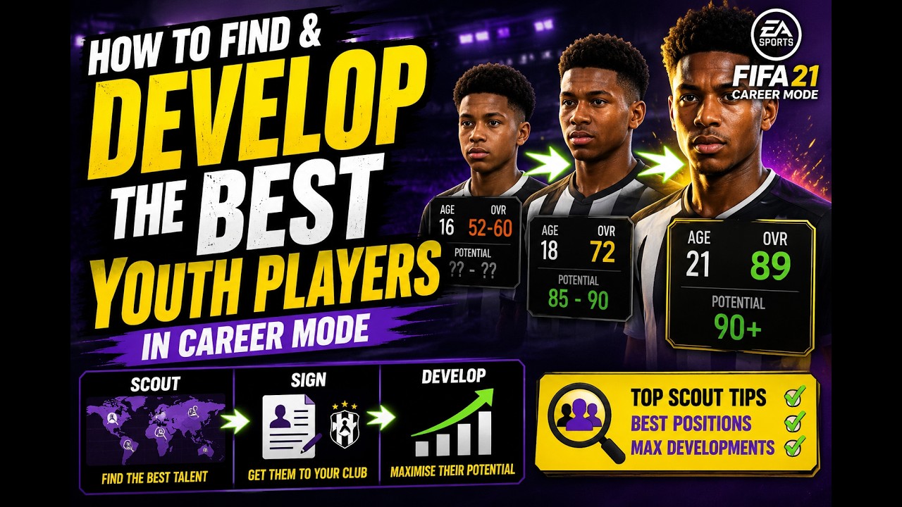 FIFA 21 - How To Find And Develop The Best Youth Players In Career Mode