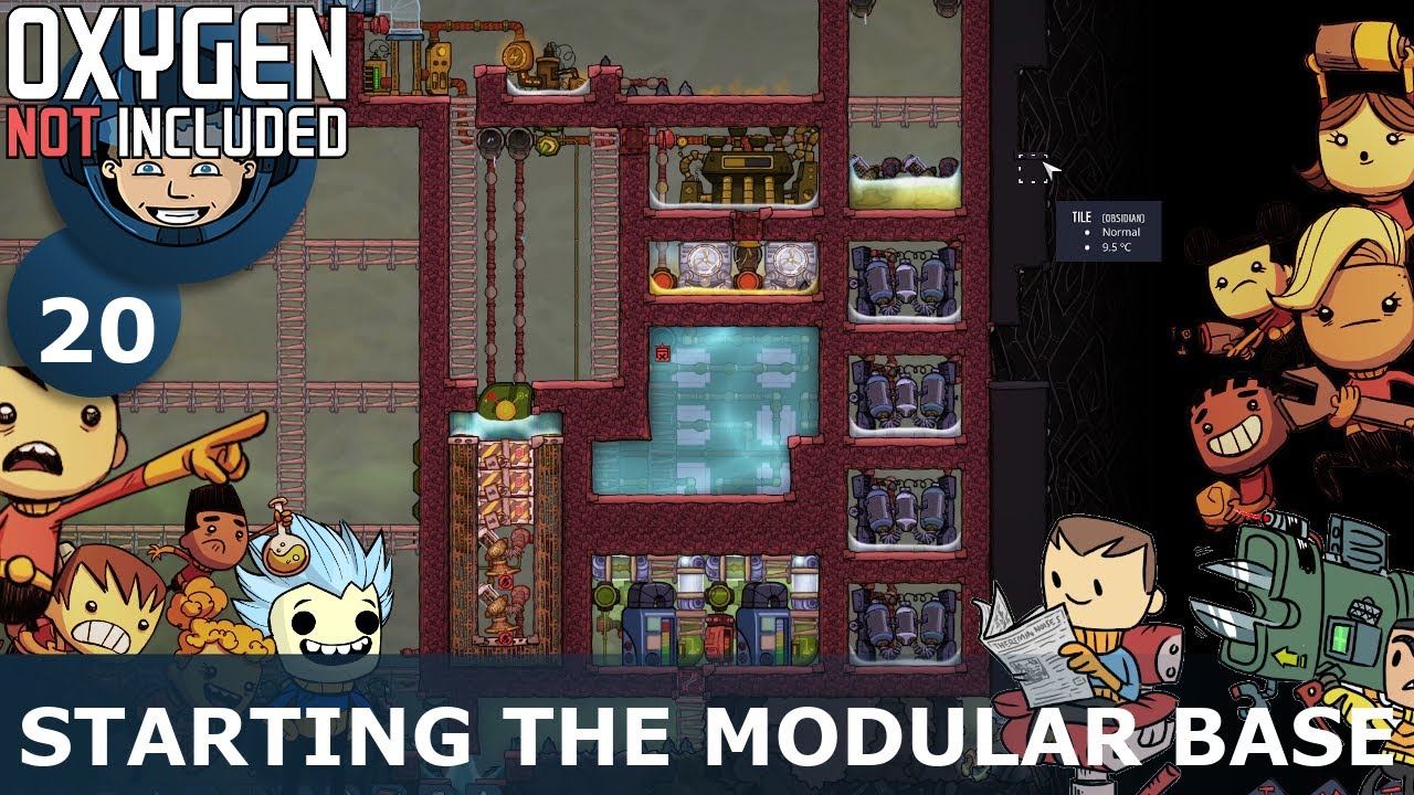 STARTING THE MODULAR BASE - Oxygen Not Included: Ep. #20 - Building The Ultimate Base